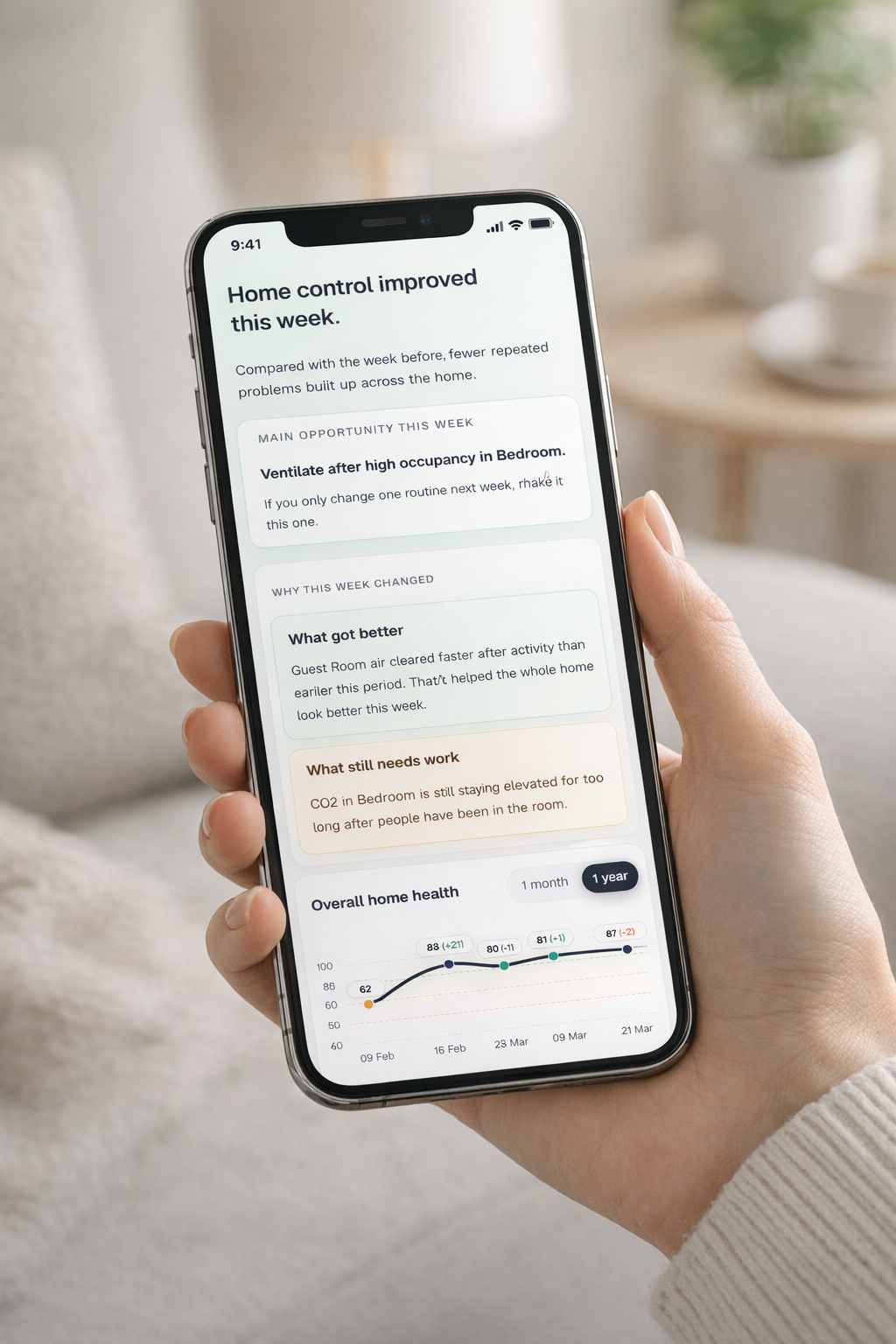 Aeroshi app shown on a phone